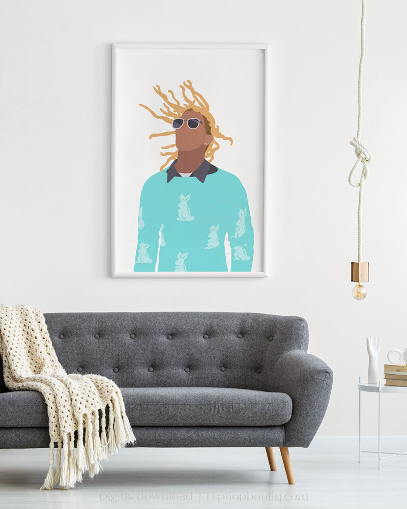 Rapper Portrait Poster – HiphopBoutiq