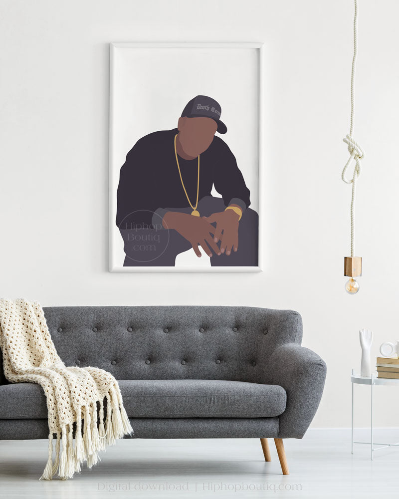 90s producer poster |  Old school hip hop wall art - HiphopBoutiq