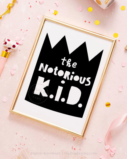 The Notorious K.I.D. birthday party decoration | 90s hip hop theme - HiphopBoutiq