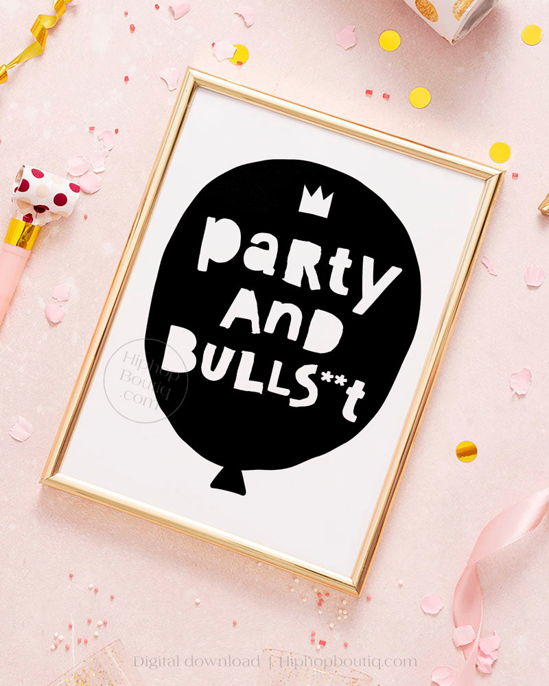 Notorious birthday theme | Party and bulls**t | Hip hop party decor - HiphopBoutiq