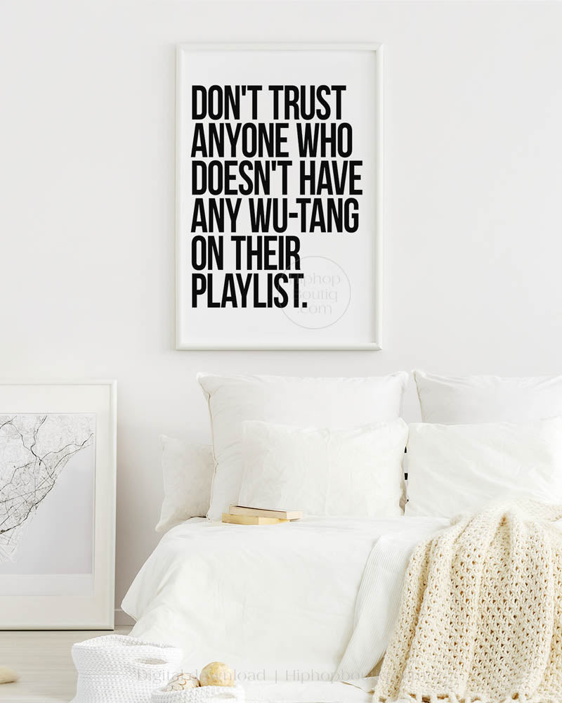Don't trust anyone who doesn't | Boss babe quote text poster