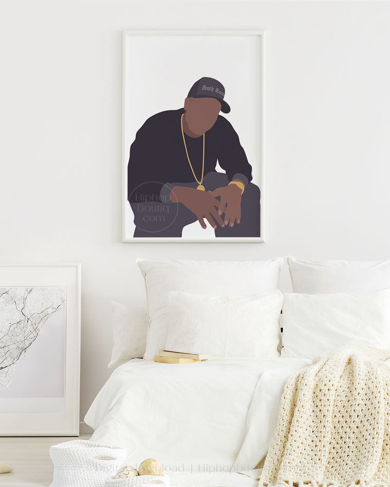 90s producer poster |  Old school hip hop wall art - HiphopBoutiq