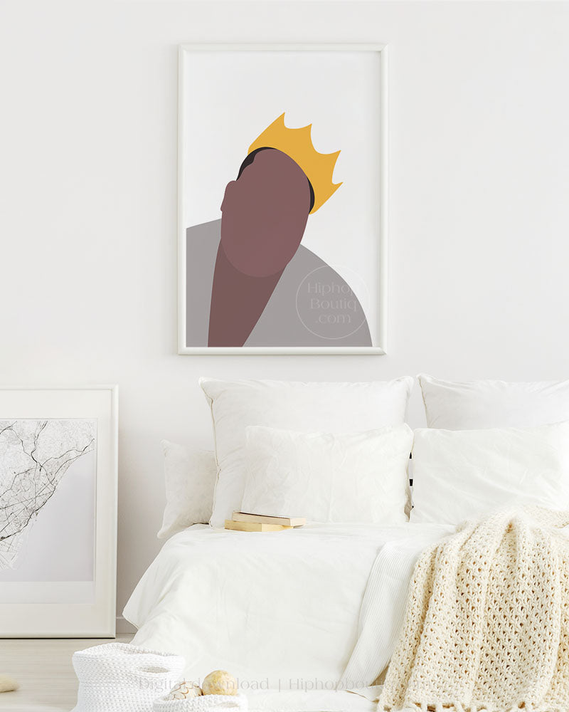 90s rapper poster |  Old school hip hop wall art printable - HiphopBoutiq