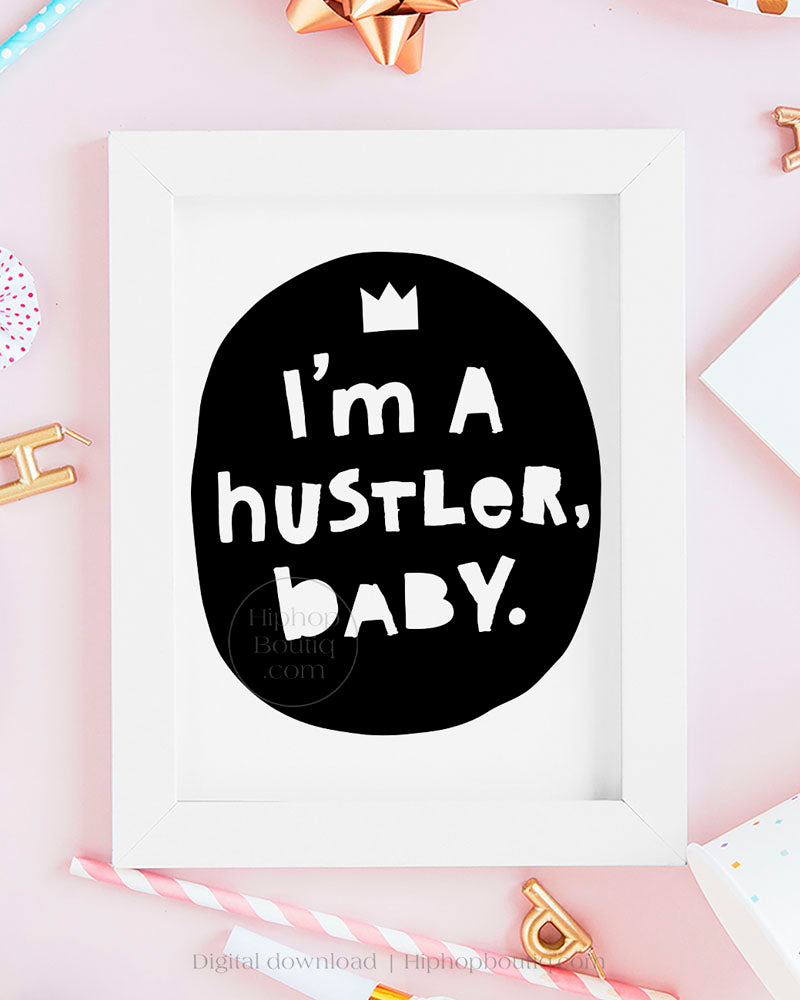 Hip hop baby shower decorations | Notorious One birthday party - HiphopBoutiq