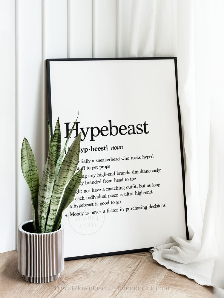 Hypebeast Definition Poster