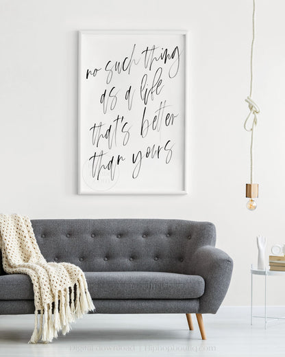 Love yours wall art | Hip hop bedroom decor printable - HiphopBoutiq