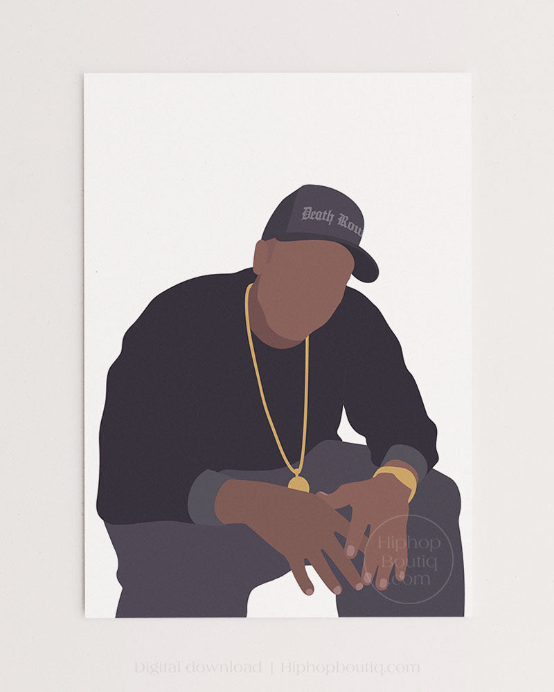 90s producer poster |  Old school hip hop wall art - HiphopBoutiq
