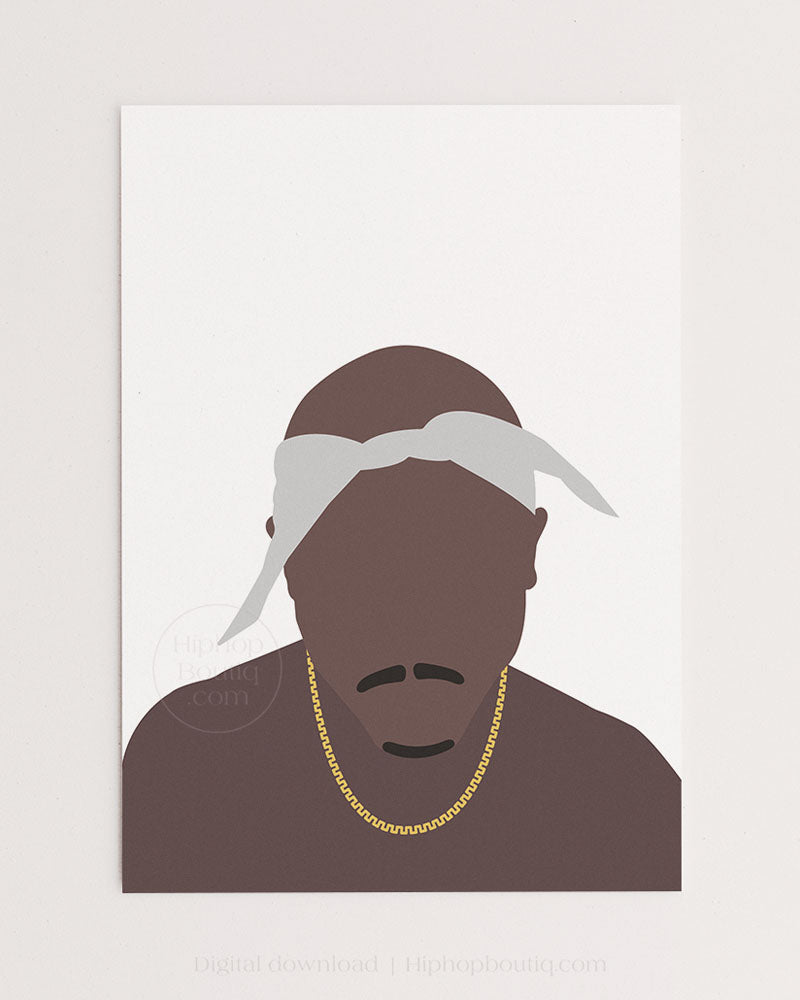 90's hip hop artist sign | Rapper poster | Hip hop wall art