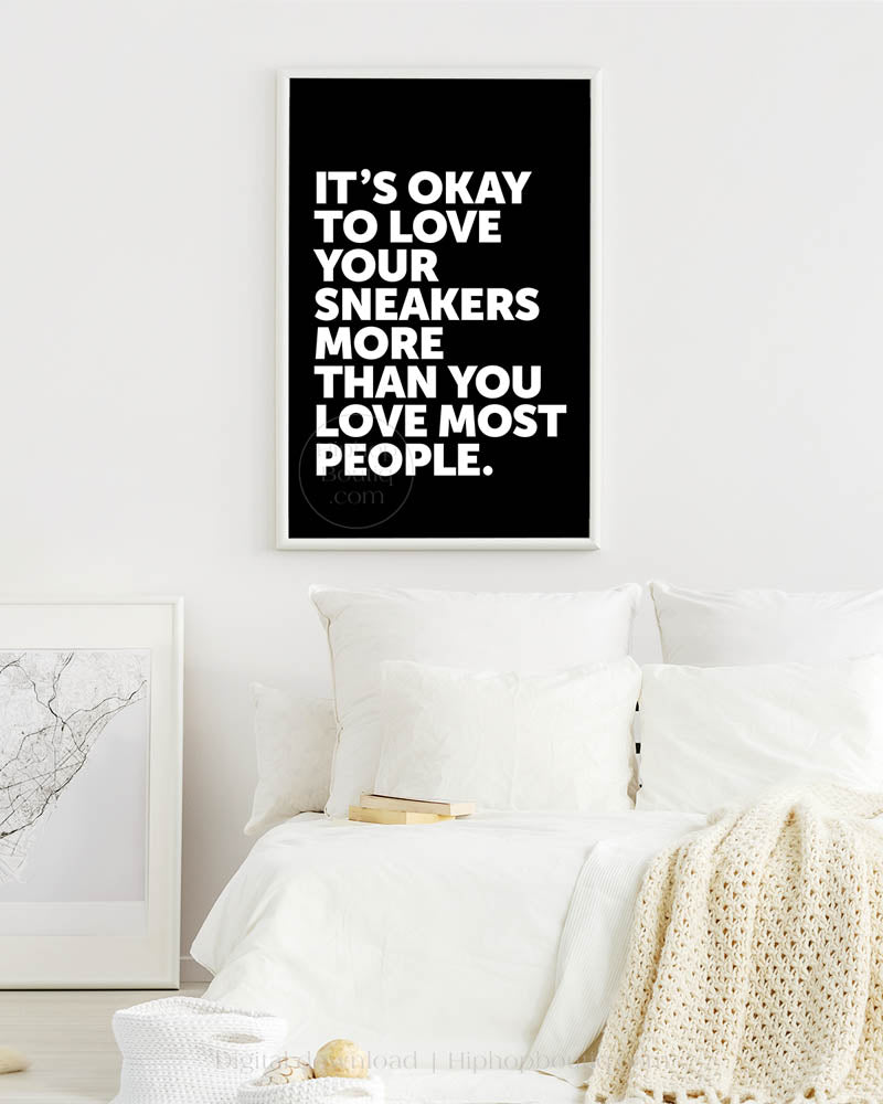 Sneaker head room decor | Sneakerhead gift idea for him and her