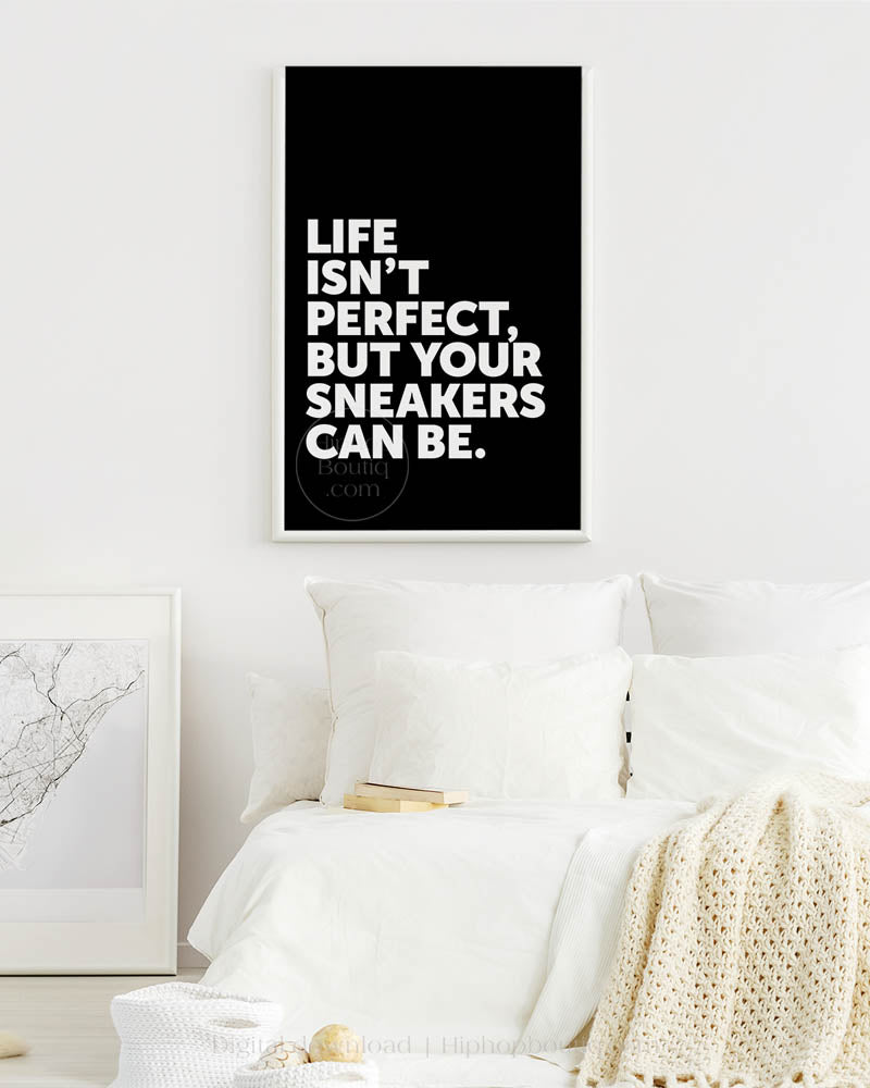 wuzhaodi poster Hip Hop Basketball Sneaker Quotes Canvas Painting Wall Art  Canvas s And Prints Wall Pictures Kids Room Decor 80x100cm : Amazon.co.uk:  Home & Kitchen